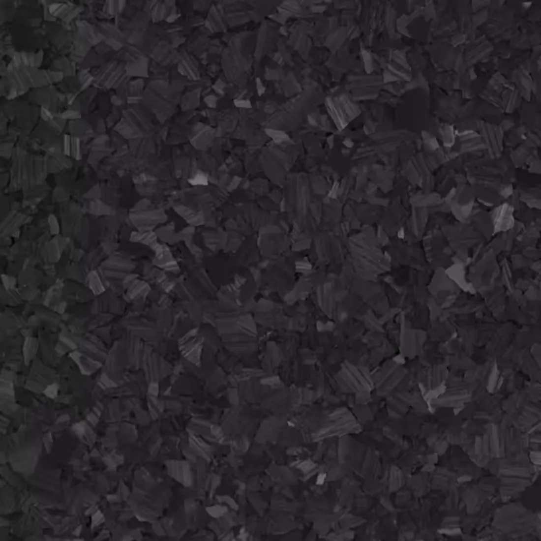 Carbon epoxy flake color