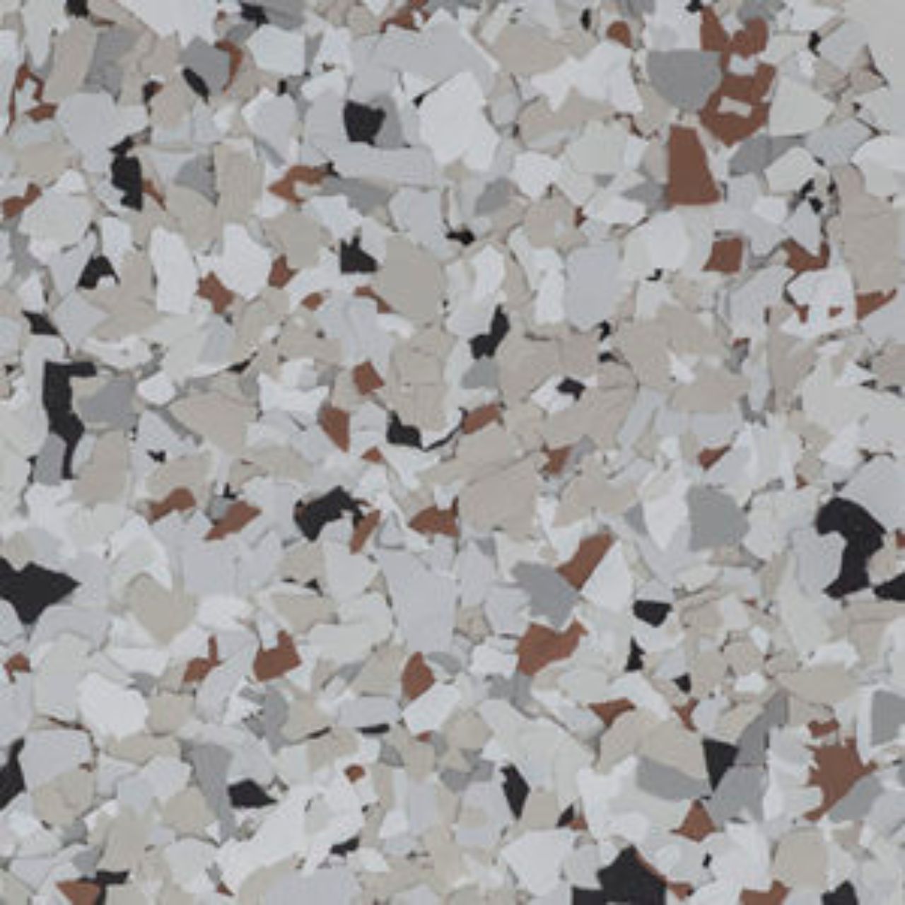 Epoxy flake color Coyote - Show Me Epoxy Jefferson City Missouri