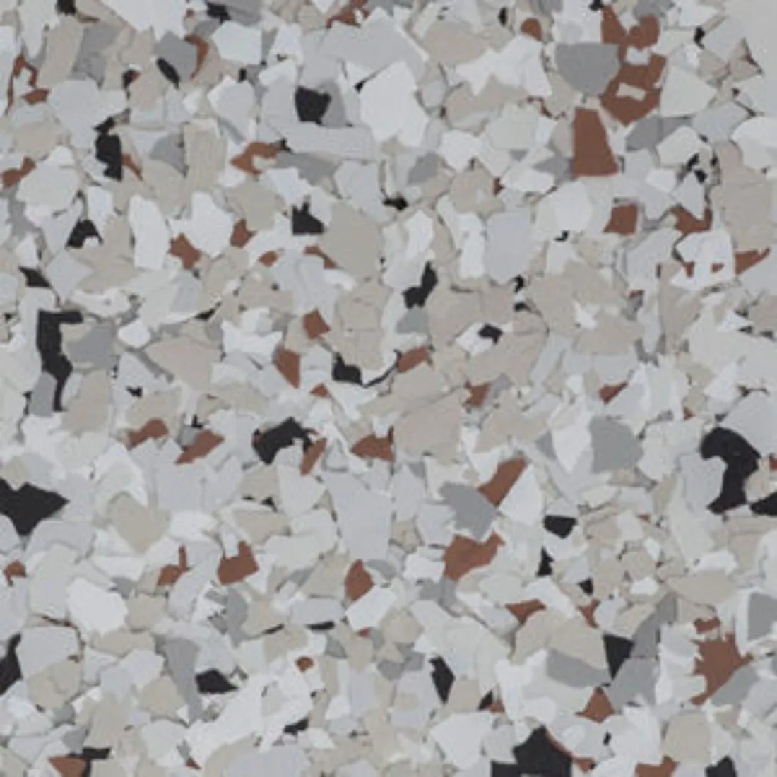 Epoxy flake color Coyote - Show Me Epoxy Jefferson City Missouri