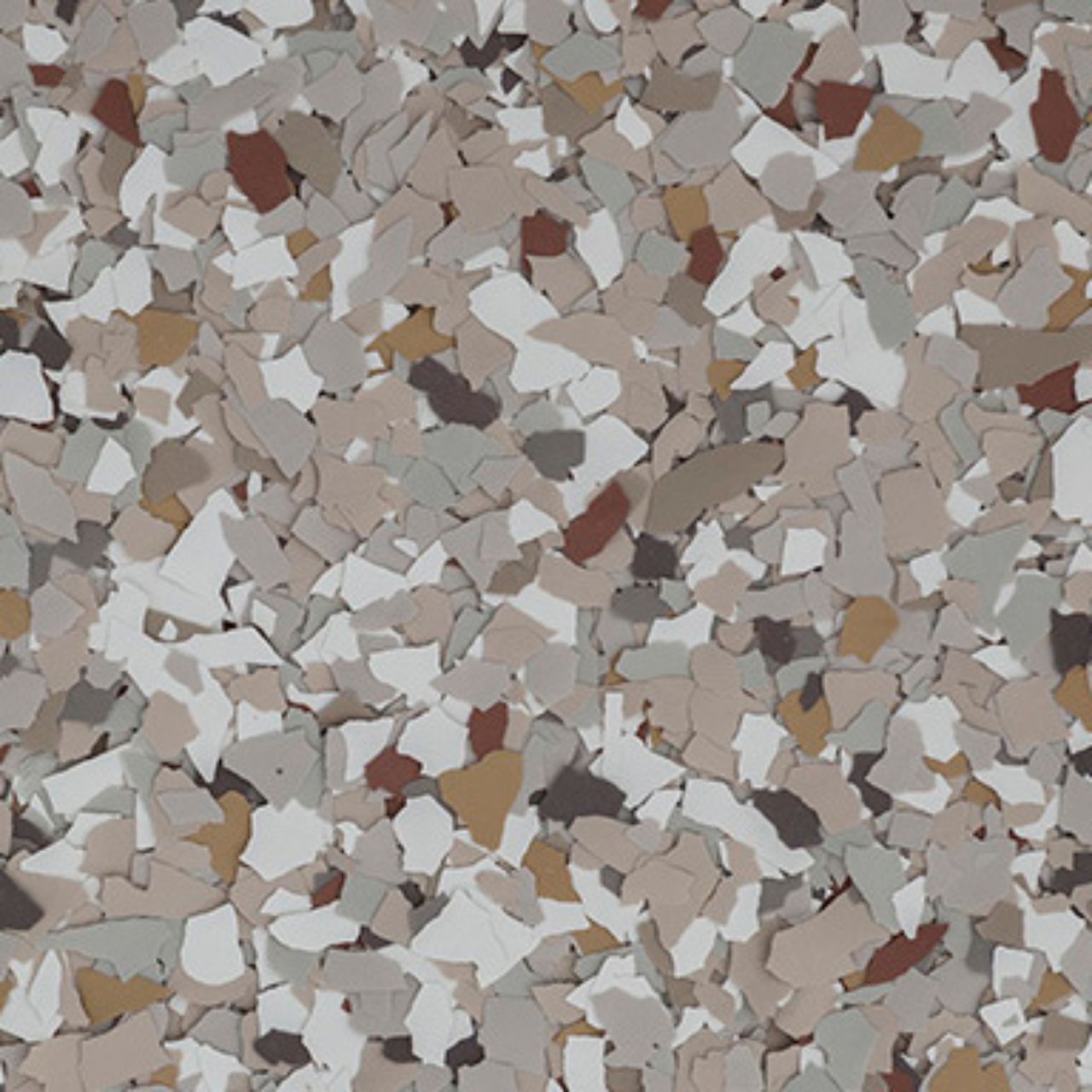 Creekbed epoxy flake color