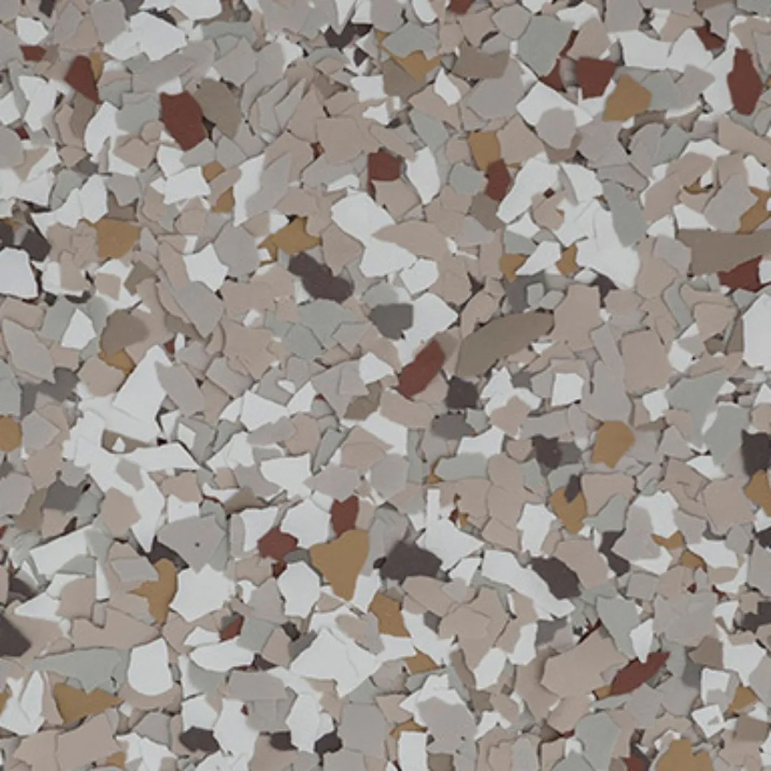 Creekbed epoxy flake color
