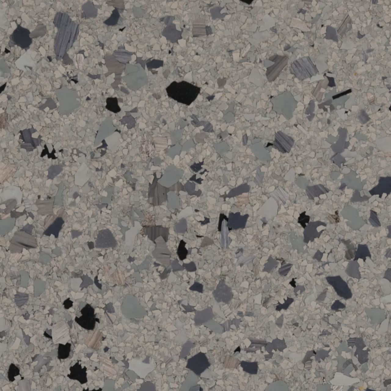 Epoxy flake color Denali - Show Me Epoxy Jefferson City Missouri
