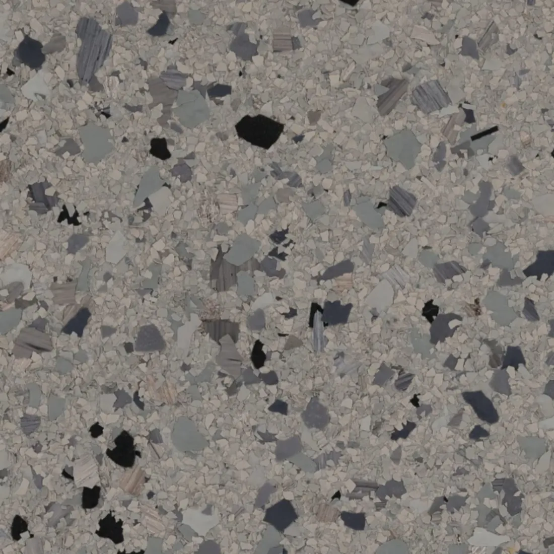 Epoxy flake color Denali - Show Me Epoxy Jefferson City Missouri