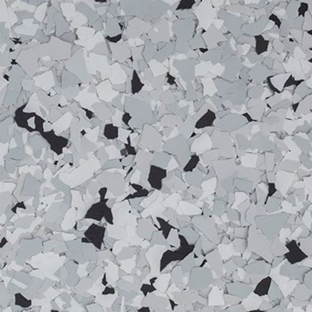 Epoxy flake color Feather Grey - Show Me Epoxy Jefferson City Missouri