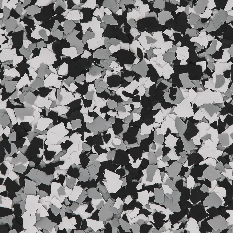 Glacier epoxy flake color