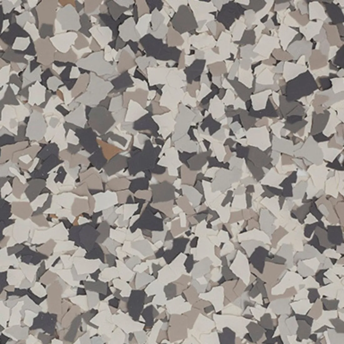 Epoxy flake color Mushroom - Show Me Epoxy Jefferson City Missouri