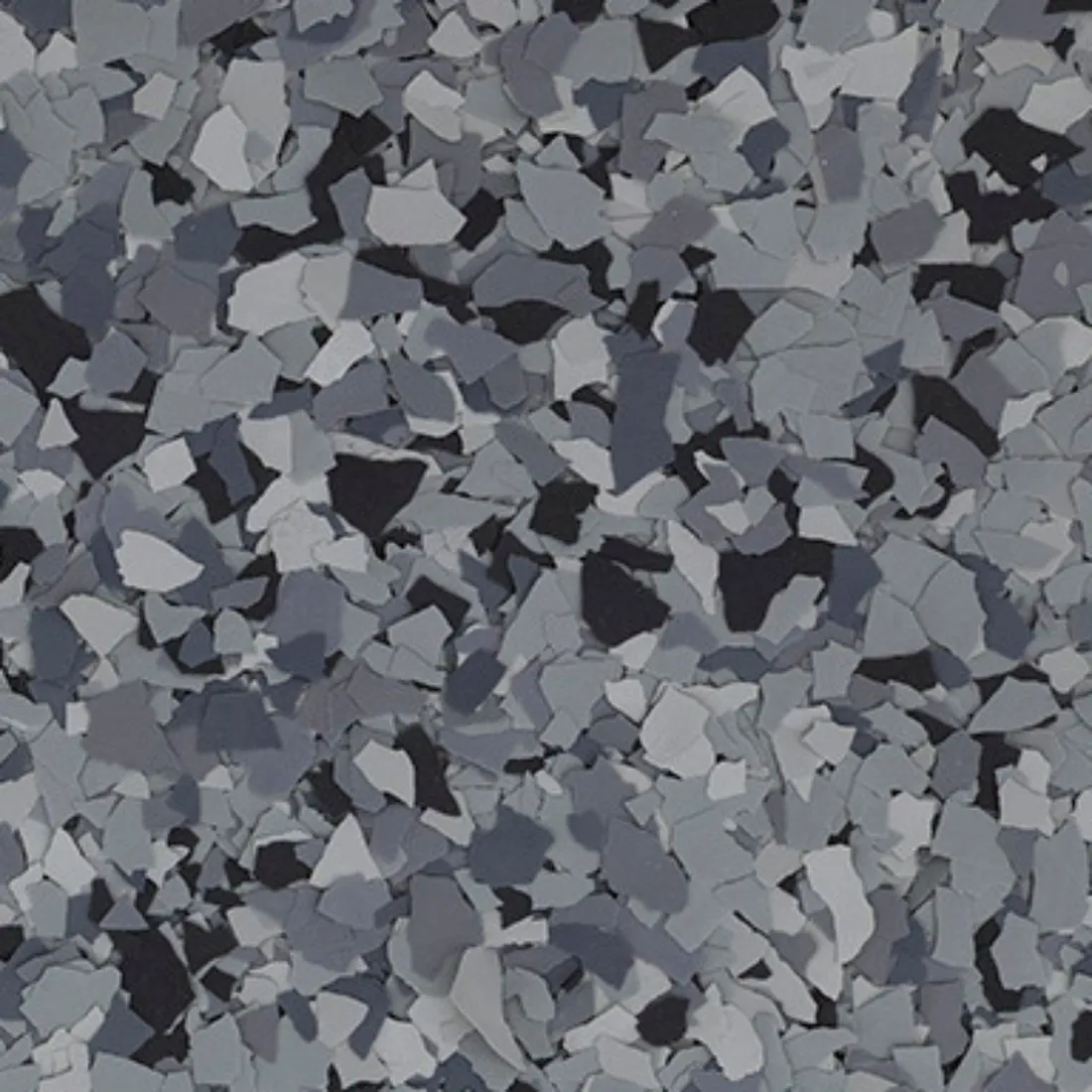 Epoxy flake color Nightfall - Show Me Epoxy Jefferson City Missouri