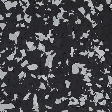 Epoxy flake color Raven - Show Me Epoxy Jefferson City Missouri