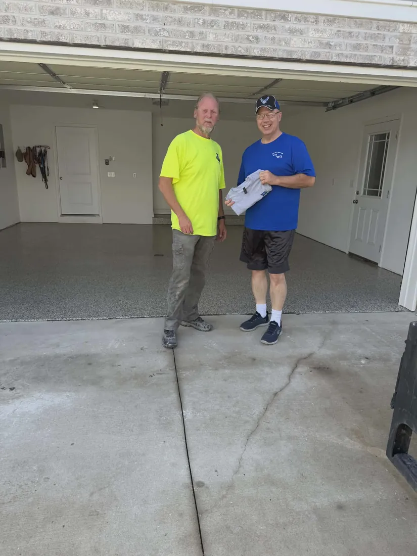 Show Me Epoxy happy customer testimonial Jefferson City Missouri